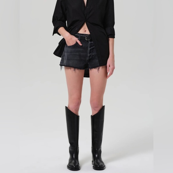 Citizens Of Humanity Pants - Citizens Of Humanity Loro Shorts in Vintage Black